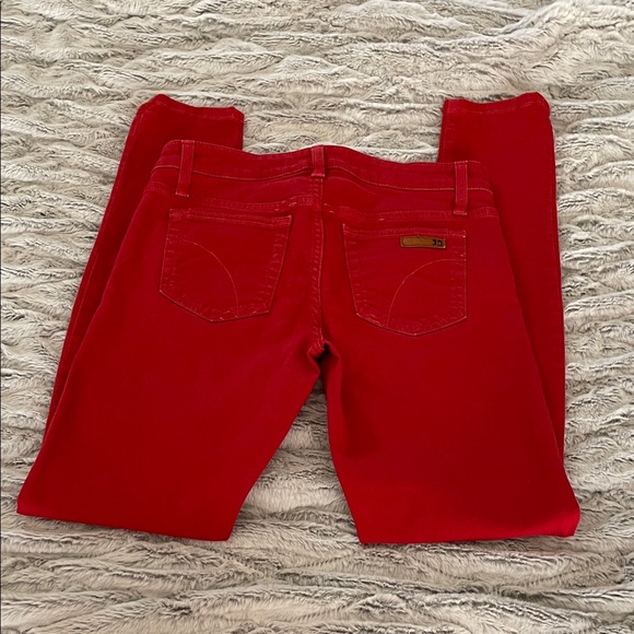 Joe's Jeans Red Skinny Jeans - Picture 5 of 7